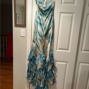 Roberto Cavalli SS 2004 silk gown